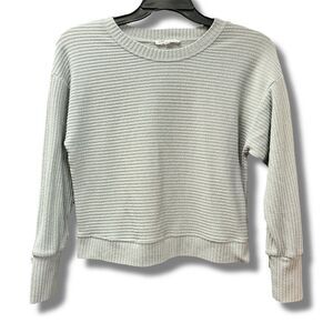 Pink Rose Women's XS Green Knit Pullover Sweater Long Sleeve Casual